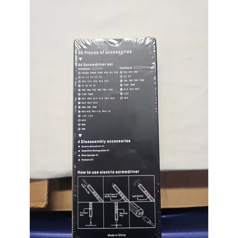 68‎ In 1 Cordless Electric Screwdriver Kit Mini Power Precision Screwdriver Set